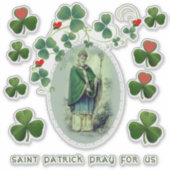 Sticker Mgr St. Patrick Shamrock Religieux (Devant)