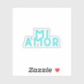 Sticker Mi Amor (Feuille)