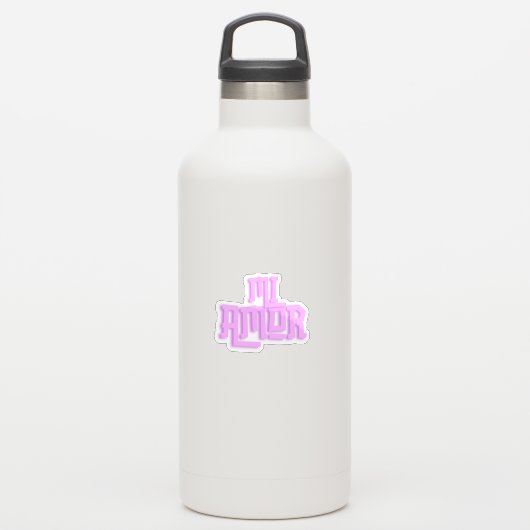 Sticker Mi Amor rose (Gourde)