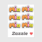 Sticker Mia (Feuille)