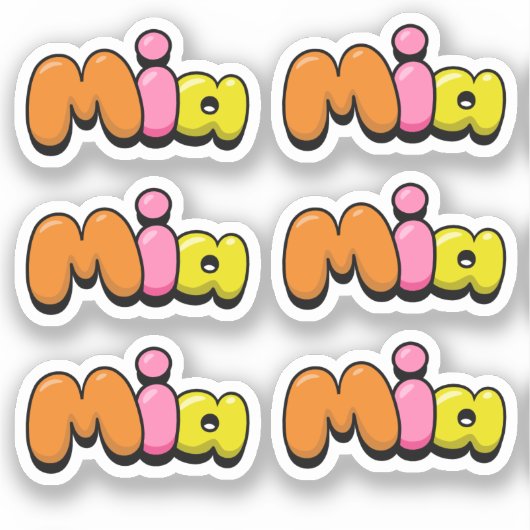 Sticker Mia (Recto)