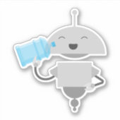 Sticker Mia boire 2 (Devant)