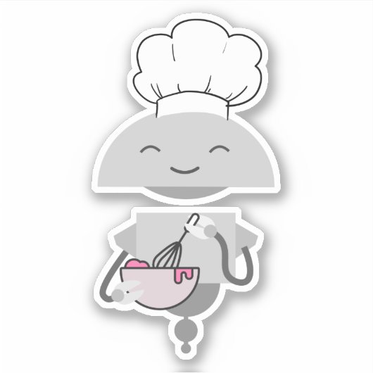 Sticker Mia chef (Devant)