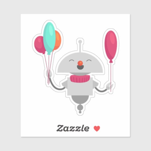 Sticker Mia clown (Feuille)