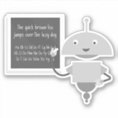 Sticker Mia enseignement (Devant)