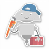 Sticker Mia mécanicien 2 (Devant)