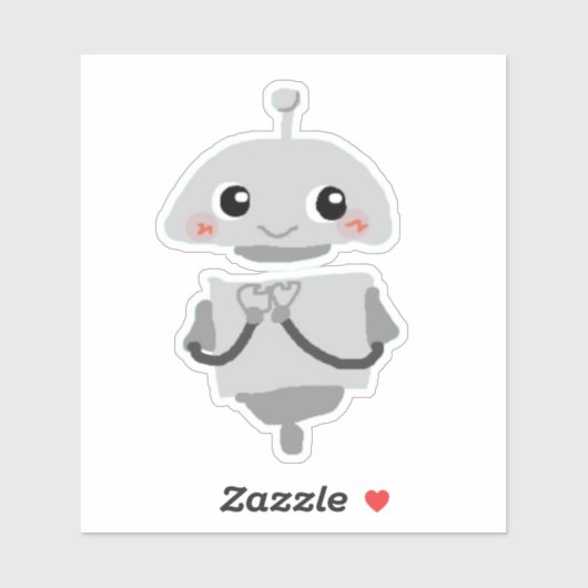 Sticker Mia mignonne (Feuille)