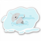 Sticker Mia natation (Devant)
