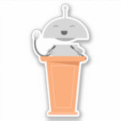 Sticker Mia parlant (Devant)