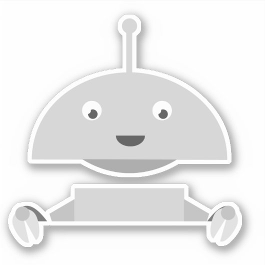 Sticker Mia peeking (Devant)