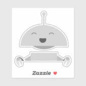 Sticker Mia peeking 2 (Feuille)