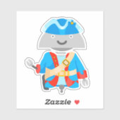 Sticker Mia pirate 2 (Feuille)