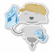 Sticker Mia postman (Devant)
