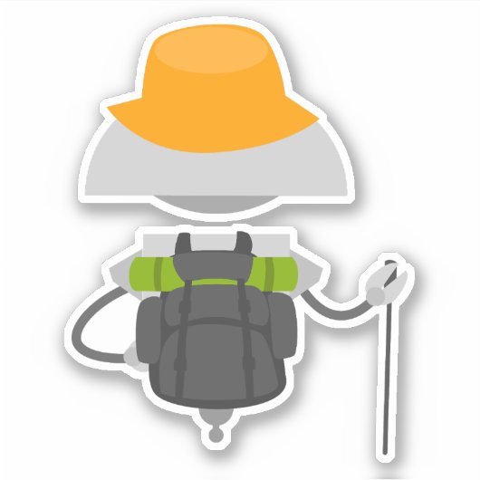 Sticker Mia randonnée (Devant)