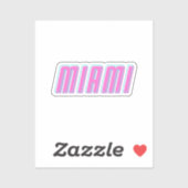 Sticker Miami (Feuille)