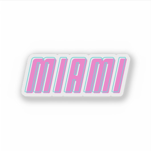 Sticker Miami (Devant)