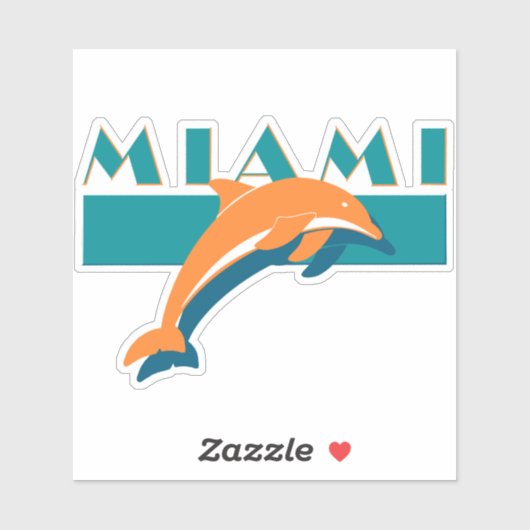STICKER MIAMI 80S (Feuille)