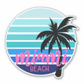 Sticker Miami Beach (Devant)