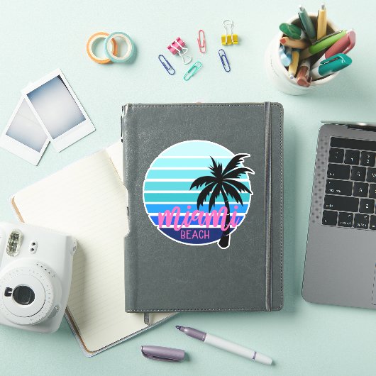 Sticker Miami Beach (Couverture iPad)