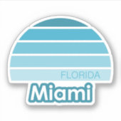 Sticker Miami Floride (Devant)