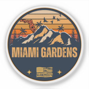 Sticker Miami Gardens, Floride 