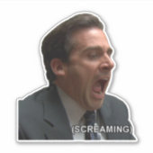 Sticker Michael Scott - Scandale (Devant)