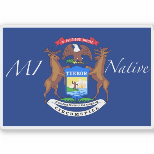 Sticker Michigan (Devant)