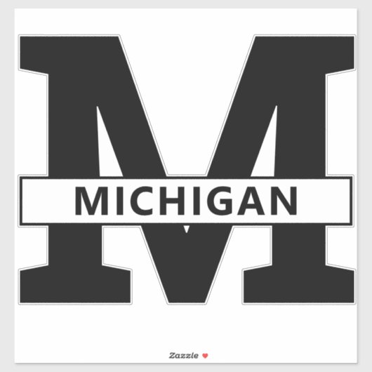 Sticker Michigan (Feuille)