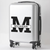 Sticker Michigan (Sur valise)