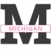 Sticker Michigan (Devant)