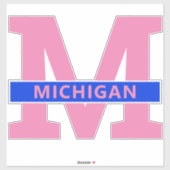 Sticker Michigan (Feuille)
