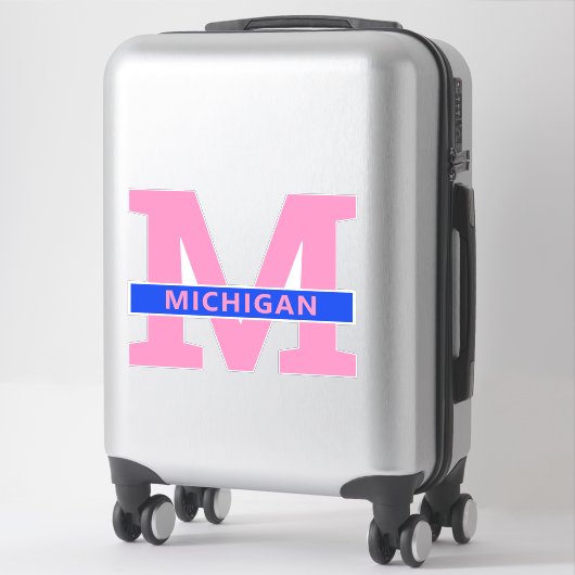 Sticker Michigan (Sur valise)