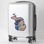 Sticker Michigan Dream Catcher Beautiful (Sur valise)
