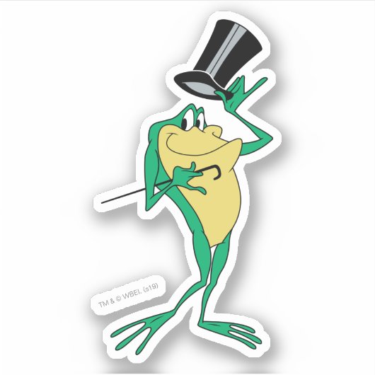 Sticker Michigan J. Frog en couleur (Devant)