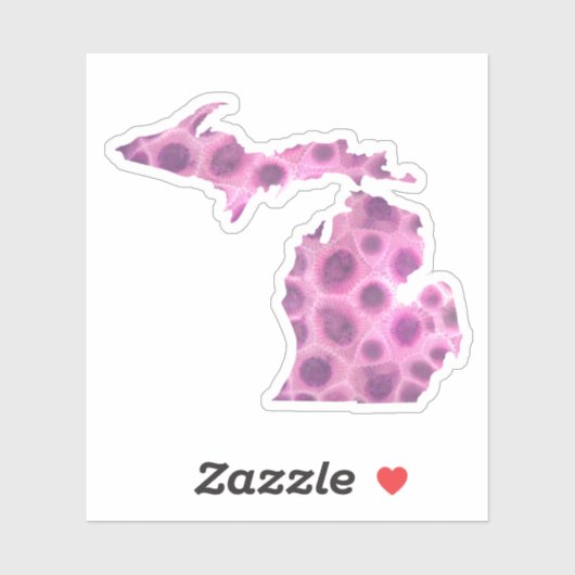 Sticker Michigan Petoskey | État de Great Lake (Feuille)