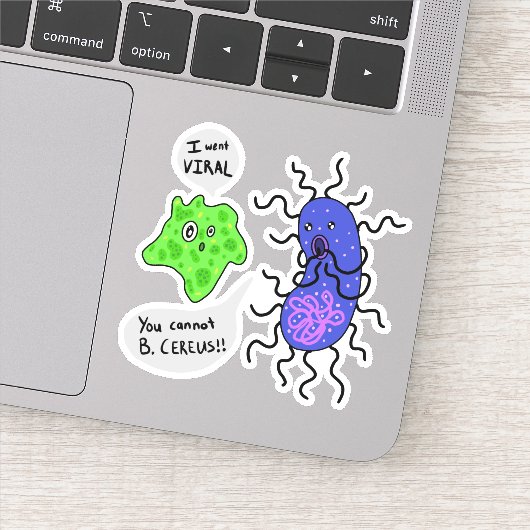 Sticker Microbes Virales (Détail)