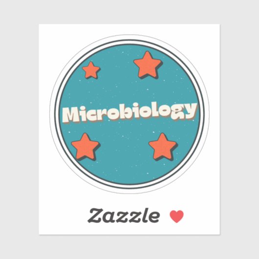 Sticker Microbiologie (Feuille)