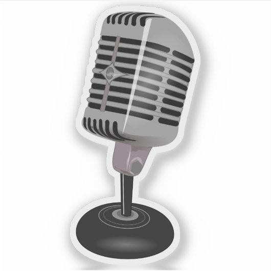 Sticker Microphone (Devant)