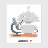 Sticker Microscope Mia (Feuille)