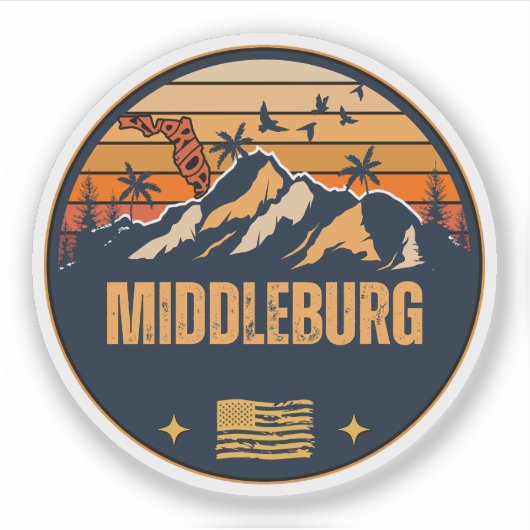 Sticker Middleburg, Floride (Devant)