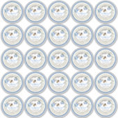 Sticker Miel cru 2,5 po de houille de Jardin Apiary embout (Devant)