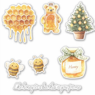 Sticker Miel pour une abeille