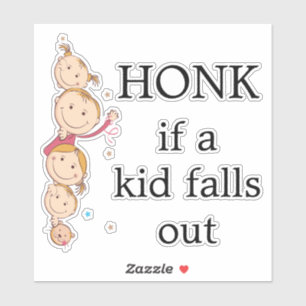 Sticker Miel si un enfant tombe