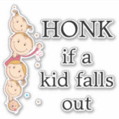 Sticker Miel si un enfant tombe (Devant)