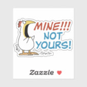 Sticker Mienne pas votre poule Boynton (Feuille)