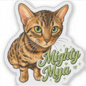 Sticker Mighty Mya (Devant)