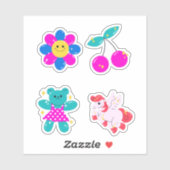 Sticker mignon (Feuille)