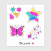 Sticker mignon (Feuille)