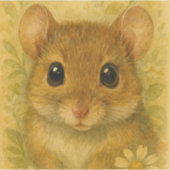 Sticker Mignon petit mulot curieux (Devant)