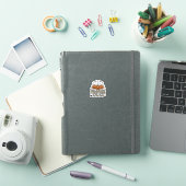 Sticker Mignon professeur de citrouille Design Halloween_1 (Couverture iPad)